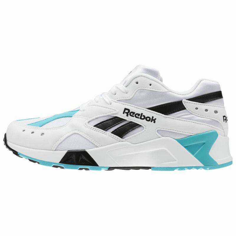 Tenisi Reebok Aztrek Barbati Albi/Turcoaz/Negrii Romania ZI8160DW